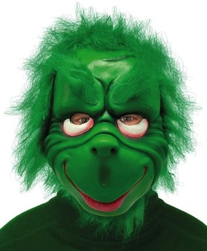 Maska Zielony Goblin Chochlik Grinch Halloween