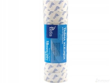 TAŚMA KLEJĄCA SAMOPRZYLEPNA SZKOLNA 18X20 TETIS