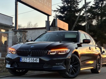 BMW Seria 3 G20-G21 Touring 2.0 320d 190KM 2021 BMW 3er G21 190 KM Automat SportLine Shadow Line / Virtual / BEZWYPADKOWY