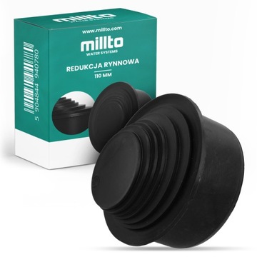 РЕДУКЦИЯ ЖЕЛОБА 110x63/70/75/80/90/100 ВНУТРЕННЯЯ ТРУБА МНОГОСТУПЕНЧАТАЯ Черный