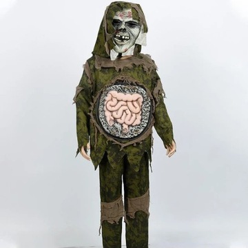 Children's Swamp Monster Cosplay Costume Horror Mask Zombie Clothes Hallowe