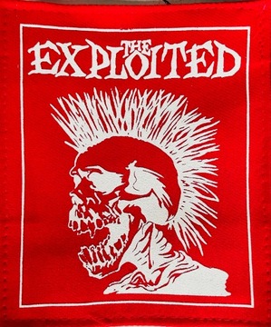 EXPLOITED (600) naszywka punk HC rockers czerwona