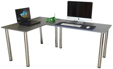 Угловой стол Basic Антрацит