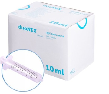 STRZYKAWKI DUONEX 2-częściowe 10 ml 100 sztuk