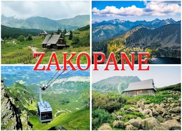Magnes na lodówkę pamiątka z Zakopanego magnesy Zakopane regionalne Z3