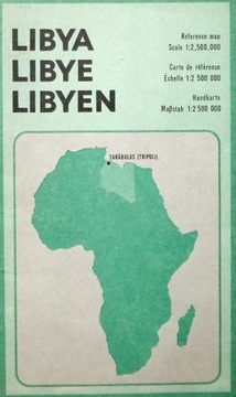 Libya Mapa 1:2 500 000