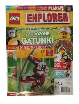 Magazyn LEGO EXPLORER Minifigure - 01/2022 - Orangutan