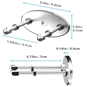 Deskorolka do montażu na ścianie metalowy sre