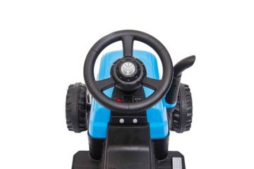 TRAKTOR NA AKUMULATOR Z PRZYCZEPĄ NIEBIESKI