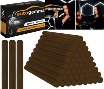 Клей PDR для удаления вмятин горячим способом для пистолета крепкий коричневый 10 шт.