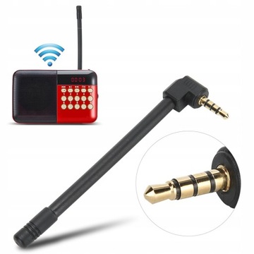 ANTENA RADIOWA FM DO MINI GŁOŚNIKA 3.5MM 2dB
