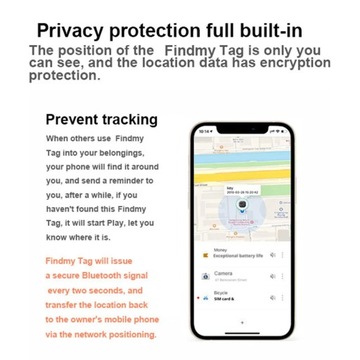 Беспроводной мини-GPS-трекер с защитой от потери ключа сигнализации