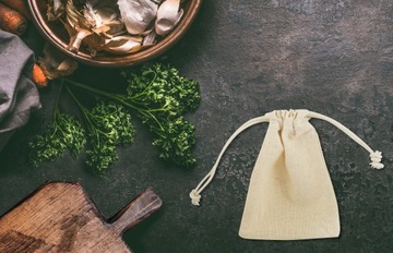 Сумка из хлопка ECRU 15 х 10 см ЭКО-сумка