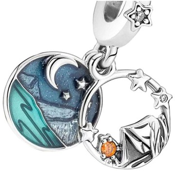 Charms Zawieszka Charms Wakacyjna Noc Pod Gwiazdami Charmsy MODA TRUSKY