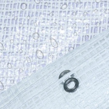 ПРОЗРАЧНЫЙ, АРМИРОВАННЫЙ, ПРОЧНЫЙ БРЕЗЕНТ 5x8м +УФ
