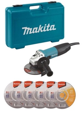 Makita Szlifierka Kątowa 5x Tarcza Walizka GA5030R