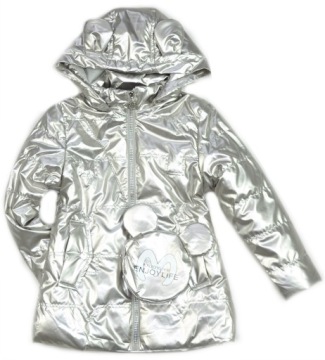 Куртка ВЕСНА для девочки УШИ + СУМКА, размер 104 см