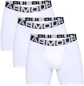 BOKSERKI MĘSKIE UNDER ARMOUR MAJTKI SPORTOWE BAWEŁNA KOMFORT 3PAK 1363617