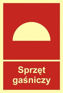 Sprzęt gaśniczy znak 10x14,8 system TD