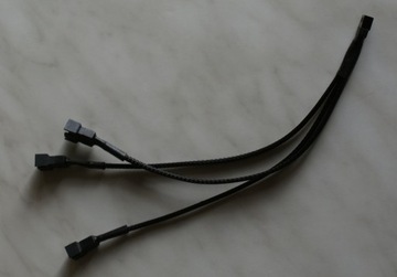 PWM x3 rozdzielacz Adapter VGA Cooler 4-pin.