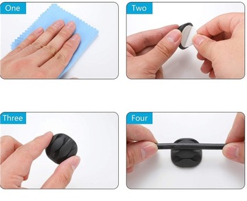 Набор кабельных органайзеров, зажимов, держателей кабельных стяжек, 139 шт.