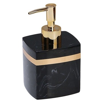 Dozownik mydła z żywicy do mycia rąk Czarny-400 ml