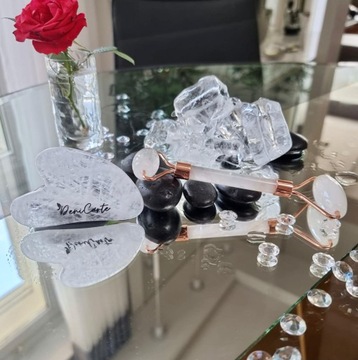 МАССАЖЕР ДЛЯ ЛИЦА DENI CARTE КВАРЦОВЫЙ РОЛИК