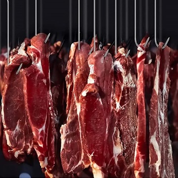 КРЮЧКИ ДЛЯ КОПТЕНИЯ КРЮЧКИ ДЛЯ КОПТЕНИЯ МЯСА, НЕРЖАВЕЮЩАЯ СТАЛЬ, БОЛЬШИЕ, 15 шт.