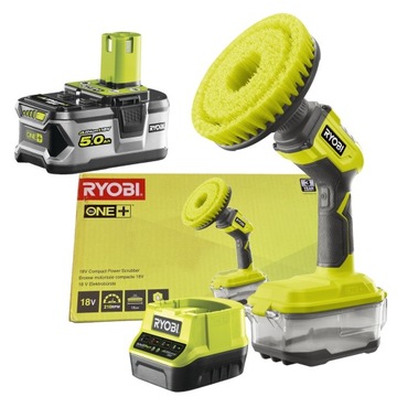 SZCZOTKA OBROTOWA MYJĄCA 18V Ryobi ONE+ R18CPS 5Ah