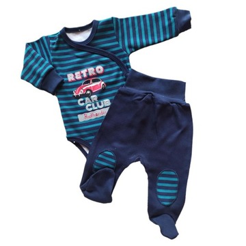 Komplet Retro (body + półśpiochy) 62