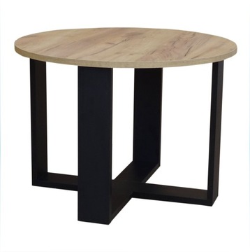 Ława stolik okoliczność okrągły fi 70cm LOFT 883