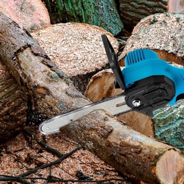 переносная ручная аккумуляторная бензопила для лесозаготовок, садовая +2 аккумулятора