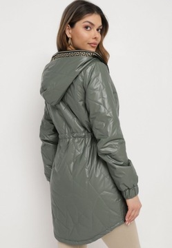 Born2Be Светло-зеленая женская стеганая куртка размера XXL