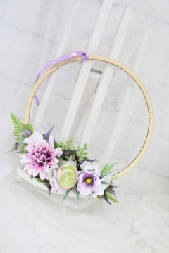 Rim Spring Spring венок из венок -венки дома фиолетовый