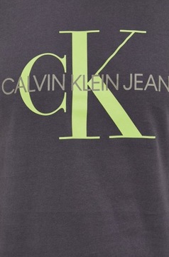 Szary t shirt CALVIN KLEIN JEANS r. S koszulka