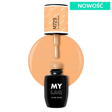 MYLAQ Lakier Hybrydowy M729 My Sandy Beach 5ml