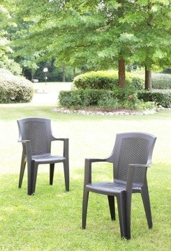 MOCNE Włoskie Krzesło ogrodowe EDEN 3kolory RATTAN
