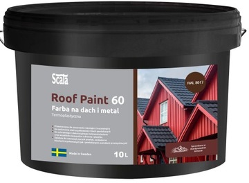 FARBA SCALA ROOF PAINT 60 10L DO DACHÓW RAL 8017