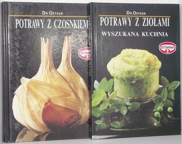 POTRAWY Z CZOSNKIEM + POTRAWY Z ZIOŁAMI DR.Oetker