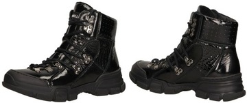 Ботинки CheBello 2519 черные, черные, 38 размер.