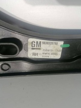 OPEL GRANDLAND X 17-24R - ZVEDÁK OKNO PRAVÝ PŘEDNÍ 9830320780