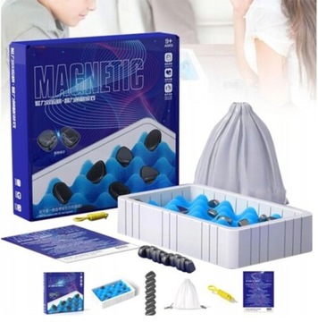 МАГНИТНЫЕ ШАХМАТЫ - МАГНИТНАЯ СТРАТЕГИЧЕСКАЯ НАСТОЛЬНАЯ ИГРА 20 ШАРОВ
