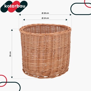 2x НАТУРАЛЬНАЯ ПЛЕТЕНАЯ КРЫШКА, ПЛЕТЕНАЯ ЦВЕТОЧНАЯ КОРЗИНА, РАСТЕНИЯ Fi28