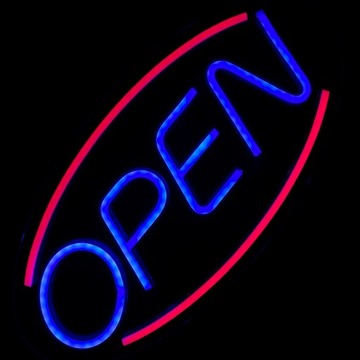 Neon Led Premium Open - неон на стену, неоновая вывеска