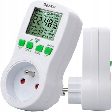 PROGRAMATOR CZASOWY WŁĄCZNIK WYŁĄCZNIK TIMER LCD 3