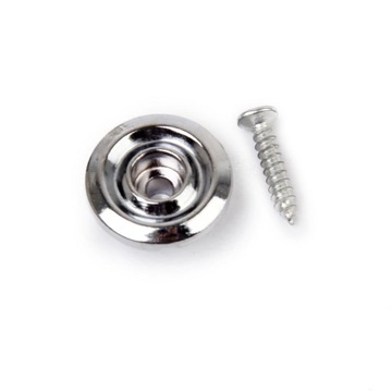 Chromowany wał strunowy ze śrubą 6,6 mm do części gitarowych