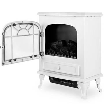 Kominek elektryczny efekt płomienia grzejnik wolnostojący 2000W LED