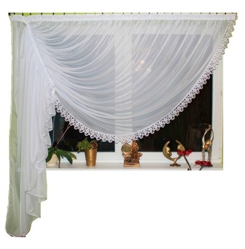Gotowa FIRANKA ELIZA GIPIURA 10cm 440/230 Firany