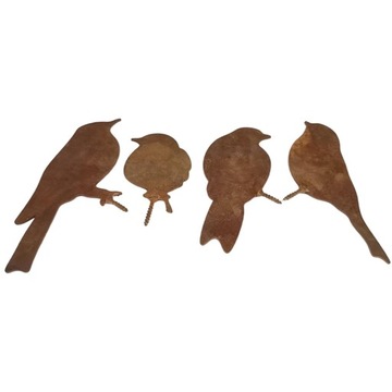 Птица Силуэт Украшение Металлические Птицы