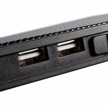 ОХЛАЖДАЮЩАЯ ПОДСТАВКА ДЛЯ НОУТБУКА 12–19 ДЮЙМОВ С 5 ВЕНТИЛЯТОРАМИ